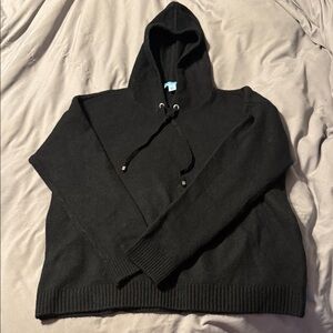 CeCe Men's Black Hoodie Sweater